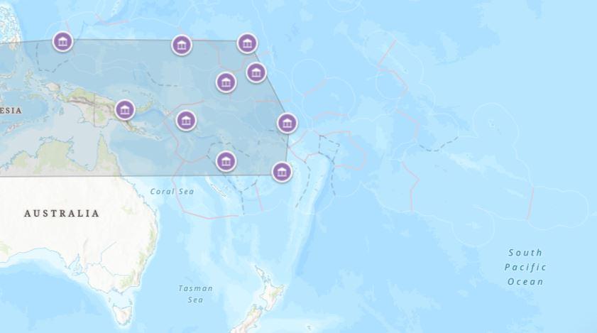 Interactive map of the PACSTAT project