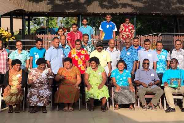 Training participants at the Financial Literacy Training for Ministry of Fisheries and aquaculture farmers in Nadi
