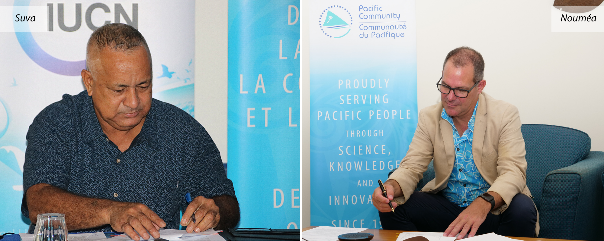 IUCN - SPC MoU virtual signing
