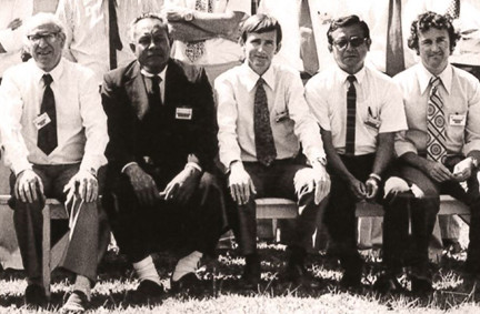 Some of the participants at the 8th Regional Technical Meeting on Fisheries, which was held in Noumea in October 1975