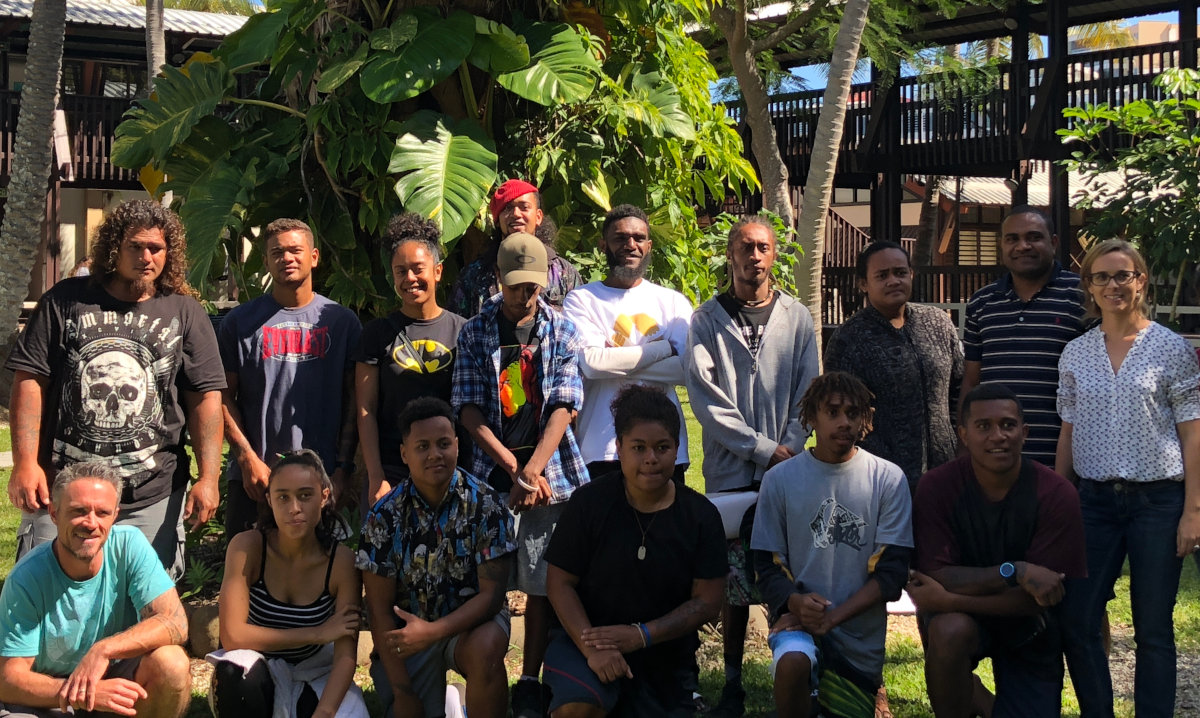 Les équipes de l'atelier Wake Up!, août 2018 - Nouméa, Nouvelle-Calédonie