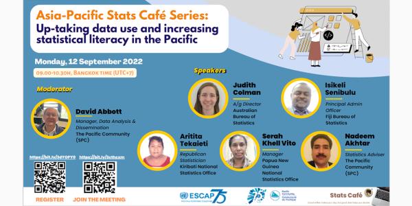 ESCAP_Asia-Pacific Stats Café Series: Up-taking data use and increasing statistical literacy in the Pacific