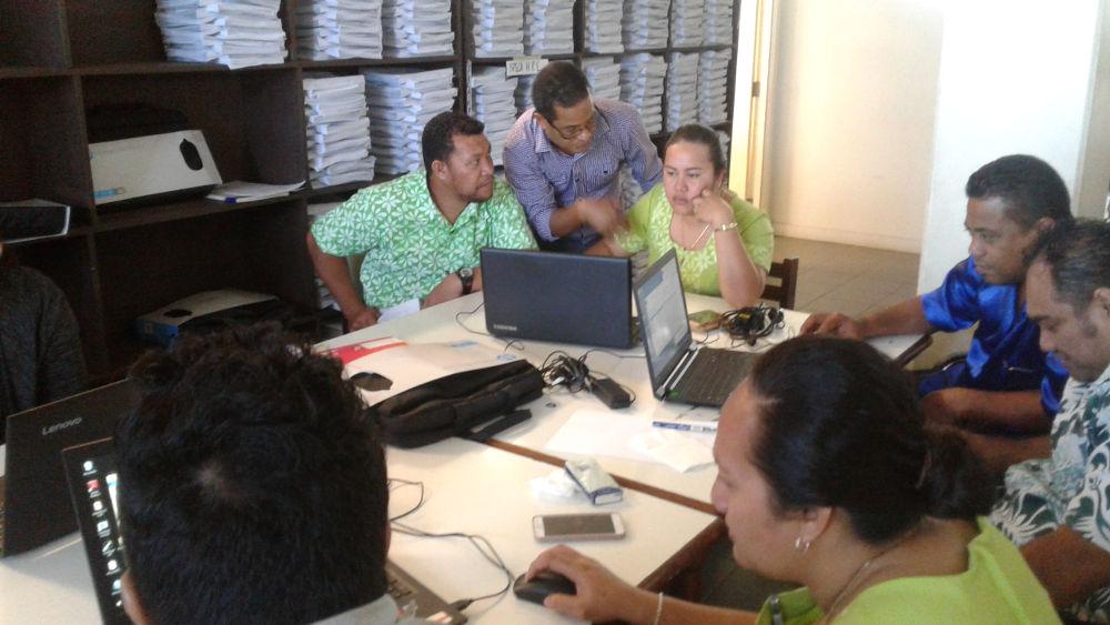 SPELL workshop on individual student reporting in Samoa