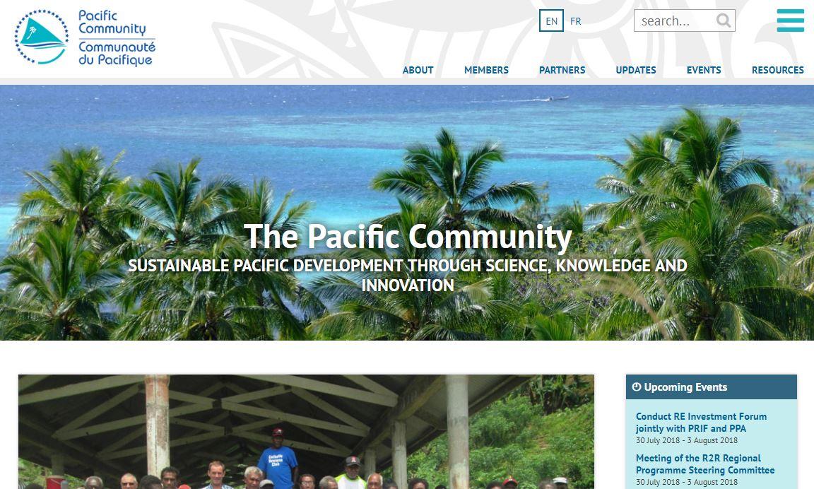 SPC corporate website homepage