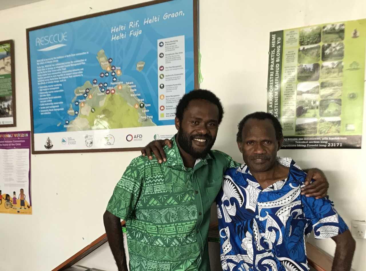 partners of the resccue project in Vanuatu