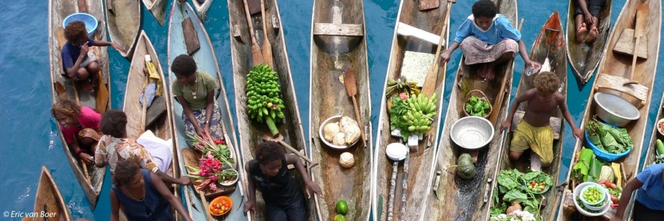 A floating market - Solomon Islands - © Eric van Boer