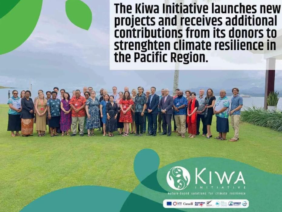 The Kiwa Initiative launches new projects and receives additional contributions from its donors to strenghten climate resilience in the Pacific Region