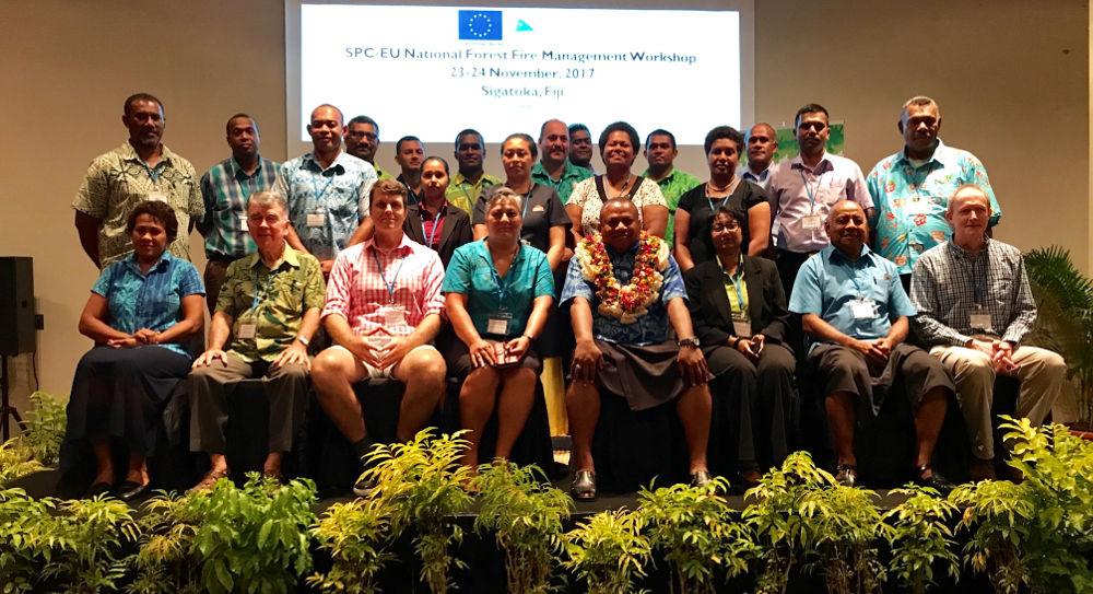 Projet CPS-UE REFOREST : Atelier national pour la lutte contre l’incendie dans les zones boisées et rurales des Fidji, 23-24 novembre 2017