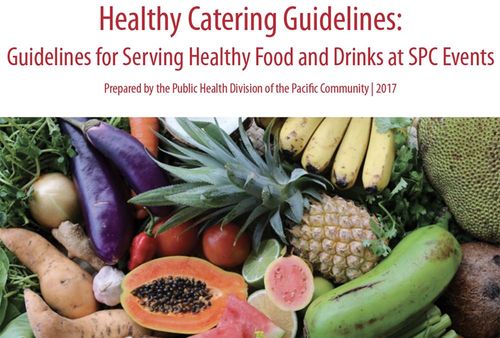 Healthy catering at SPC events