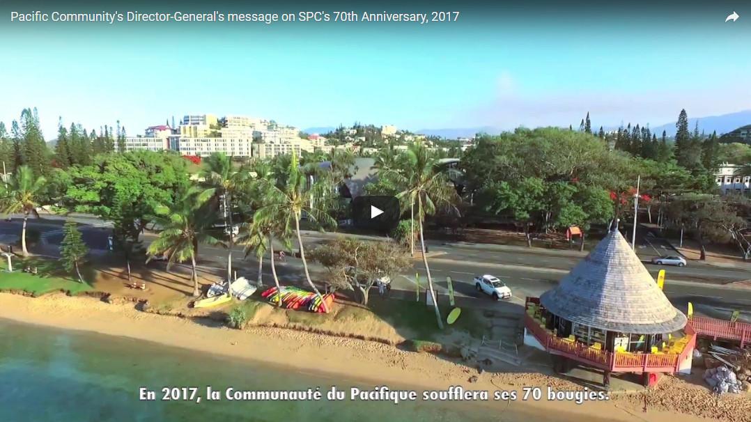 SPC's 70th anniversary Director General message