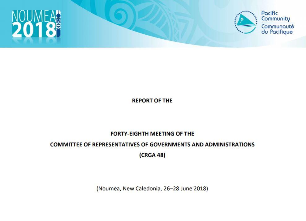 Report of the Forty-Eighth Meeting of the Committee of Representatives of Governments and Administrations [CRGA 48]