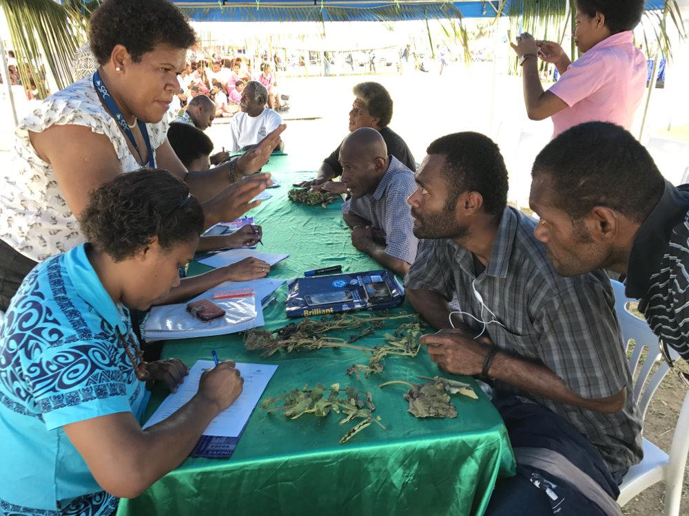Plant Health Clinic on at Fiji Agricultural Show