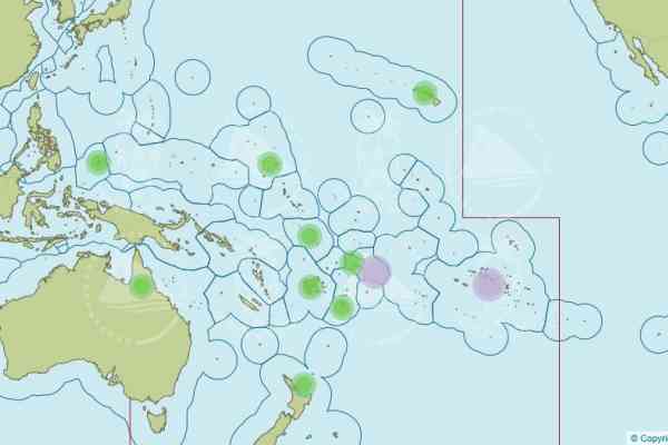 Cartographie des alertes maladies dans le Pacifique