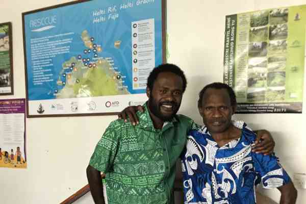 partners of the resccue project in Vanuatu