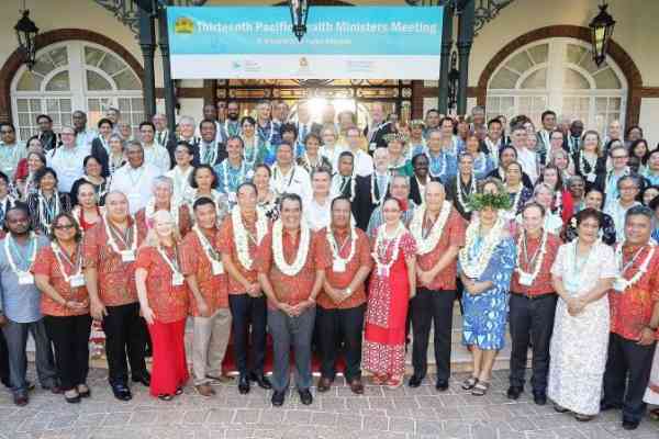 Pacific Ministers at PHMM 2019 in Tahiti