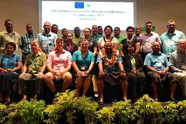 Projet CPS-UE REFOREST : Atelier national pour la lutte contre l’incendie dans les zones boisées et rurales des Fidji, 23-24 novembre 2017