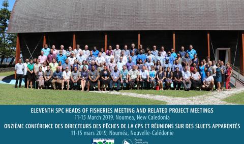 Participants at the Eleventh SPC Heads of Fisheries Meeting #HOF11 and related project meetings happening this week at spc HQ in Noumea, New Caledonia