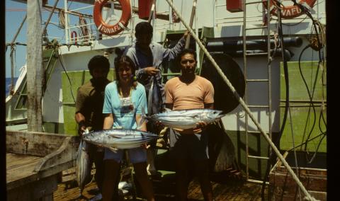 Tuna catching, 1985 - Photo credit: Chapman