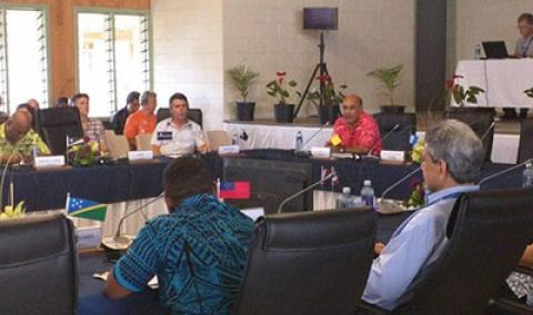 Niue Secretary of Government, Mr Richard Hipa, hosting Niue’s first CRGA in 2015