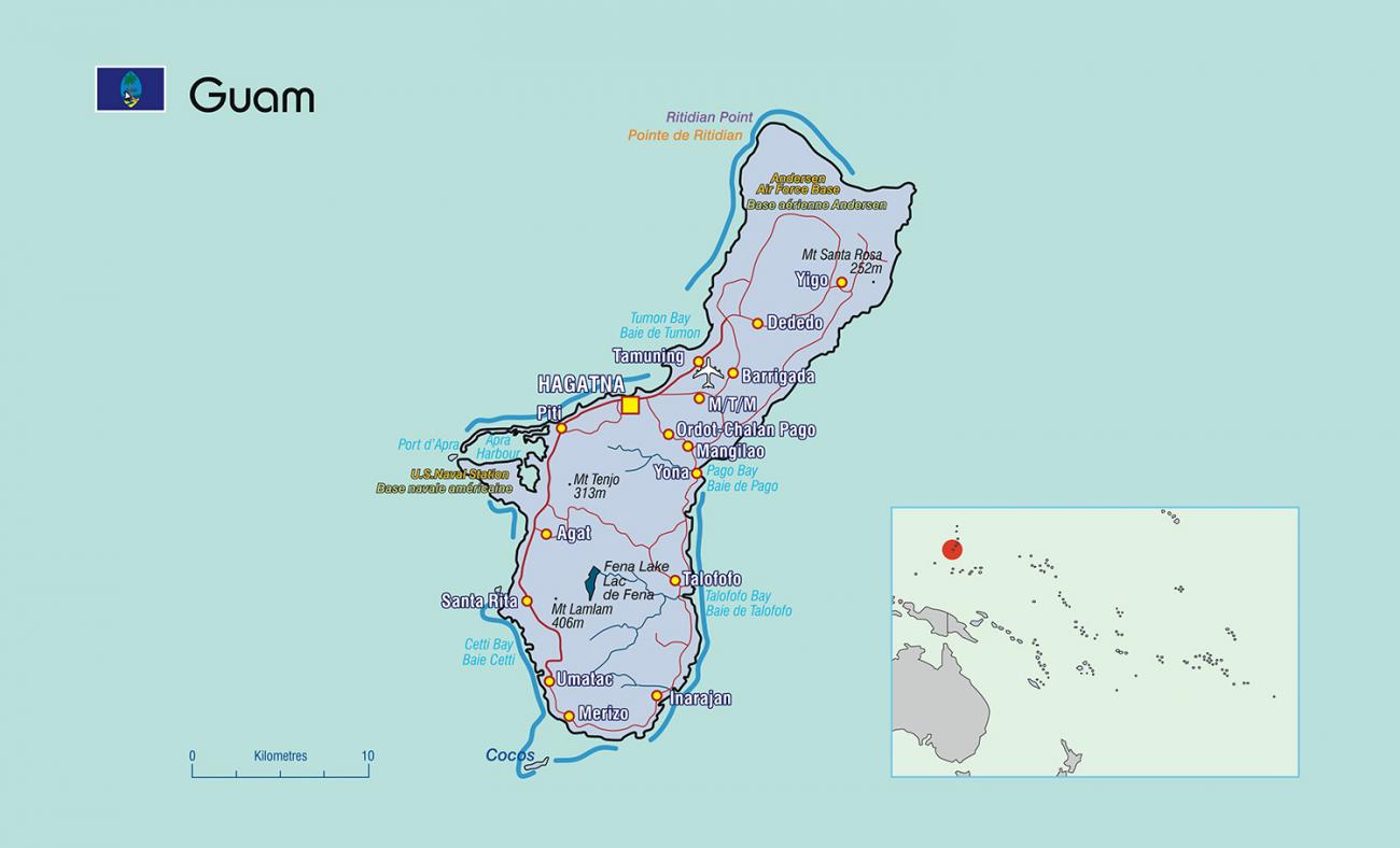  Carte de Guam